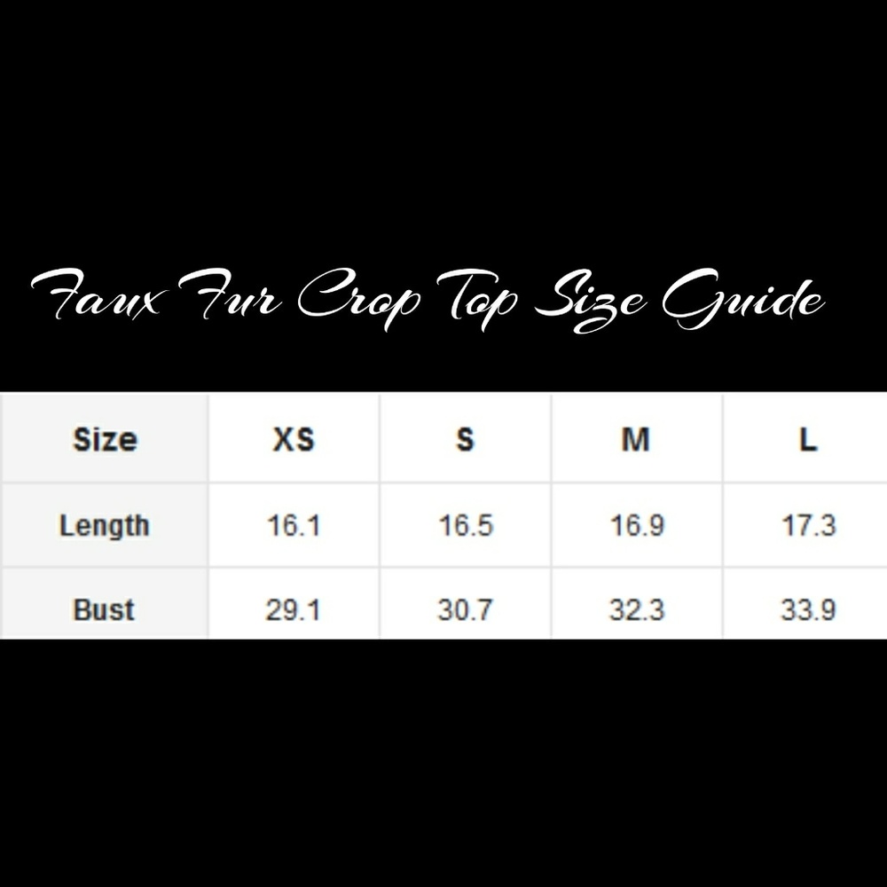 Faux Fur Crop Cami Top - Picture 5 of 8
